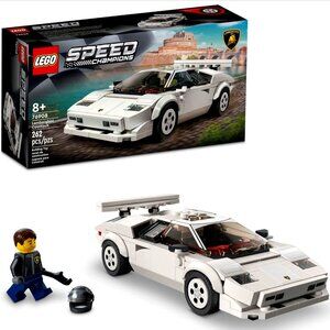 LEGO Speed Champions Lamborghini Countach Race Car Toy Model Replica Age 8+ NEW